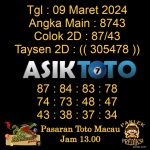 _Angka jitu Toto macau jam 13.00 Siang tanggal 09 Maret 2024