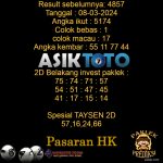 Prediksi Togel Asiktoto Hari Ini Hongkongpools 08 Maret 2024