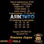 Prediksi Togel Asiktoto Hari Ini Japan 13 Maret 2024