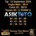 _Angka jitu Toto macau jam 00.00 Malam tanggal 12 September 2024